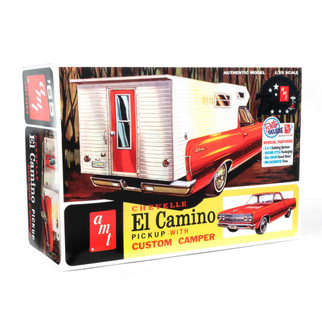 AMT Chevelle El Camino Pickup w/Custom Camper 1/25 Scale Plastic Model Kit