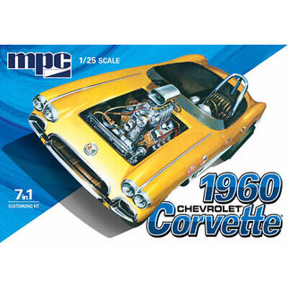 MPC 1960 Chevy Corvette 7-in-1 1/25 Scale Plastic Model Kit