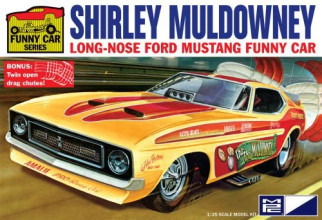 MPC Shirley Muldowney Long Nose Ford Mustang Funny Car 1/25 Scale Plastic Model Kit