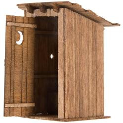 O Scale Atlas Outhouse Kit-Laser Cut