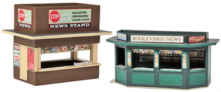 933-3773 HO Walthers Cornerstone(R) News Stands Kit