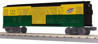O Scale MTH RailKing Stock Car-Chicago North Western #5142