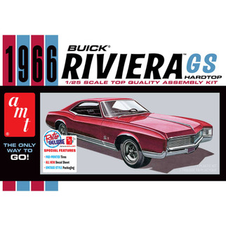 AMT 1966 Buick Riviera GS Hardtop 1/25 Scale Plastic Model Kit