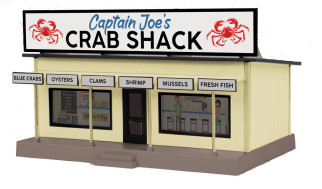 30-90691 O Scale MTH RailKing Road Side Stand-Captain Joe's Crab Shack