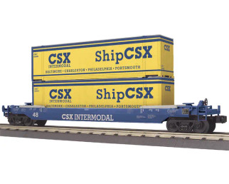 30-76903 O Scale MTH RailKing Husky Stack Car-CSX #620231