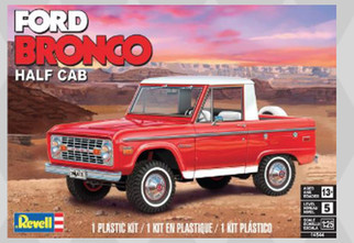 14544 Revell Ford Bronco Half Cab 1/25 Scale Plastic Model Kit