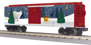 30-71194 O Scale MTH RailKing Box Car-North pole #2024