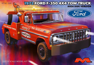 2598 Moebius 1972 Ford F-350 4x4 Tow Truck 1/25 Scale Plastic Model Kit