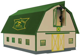 2429130 O Scale Lionel John Deere Barn