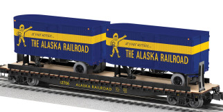 Lionel Alaska TOFC #12706 w/2 trailers