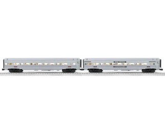 Lionel Penn Central 18" Aluminum Coach 2 Pack