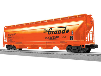 Lionel O 2542172 3-Rail ACF 4-Bay Covered Hopper, Denver & Rio Grande Western #15590
