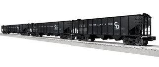 C&O 3-Bay Hopper w/Peaked Ends 3 Pack B