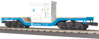 30-76936 Con Edison O Gauge MTH RailKing Dep. Center Flat Car w/Transformer Load