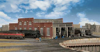 933-3261 Walthers Cornerstone N Scale Cornerstone Series(R) Modern Roundhouse 3 Add-On Stalls
