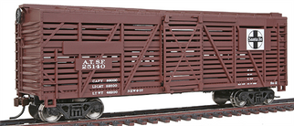931-1681 Walthers Trainline 40' Stock Car-Atchison, Topeka & Santa Fe