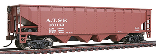 931-1651 Walthers Trainline 40' Offset Quad Hopper-Atchison, Topeka & Santa Fe