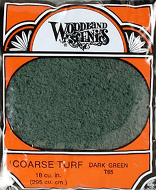 Herbe Synthétique Woodland Scenics Medium Green - Turf Grossier 18 à 25,2 Pouces Cubes Pour Modélisme - 7