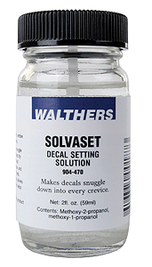 904-470 Walthers Solvaset Decal Setting Solution