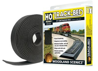 ST1474 Woodland Scenics HO Scale Track-Bed Roll 24' Continuous Roll