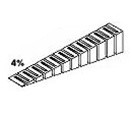 ST1413 Woodland Scenics 4% SubTerrain System Foam Products Incline Starters