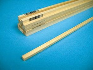 6056 Midwest Products Balsa Wood Balsa Wood 3/16" x 1/4" x 36"