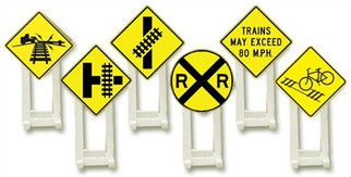 6-37120 O Lionel Railroad Signs