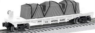 6-39395 O Lionel U.S. National Guard Made In USA Flatcar