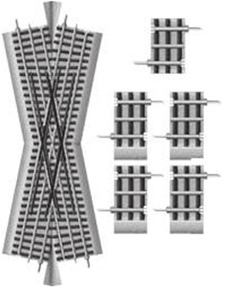 6-12050 Lionel O 22 1/2-Degree Crossover