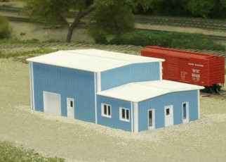 541-8017 N Scale Pikestuff Rix Products Office & Warehouse Kit