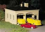 45610 Bachmann Plasticville O Fire House With Vehicles