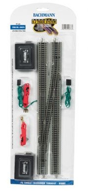 44876 Bachmann N Scale E-Z Track #6 Single Crossover Turnout - Right