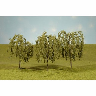 32014 Bachmann 3"-3.5" Willow Trees (3)