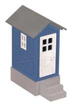 30-90002 MTH Railking O Telephone Shanty Blue/White