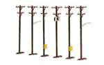 Lionel 6-37995 Lighted Scale Telephone Poles