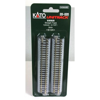 20-020 Kato Unitrack N Scale  4-7/8" Straight (4)