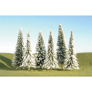 32102 Bachmann Scenescapes Pine Trees w/Snow 3-4"(9)