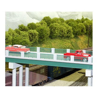 628-0121 HO Scale Rix Products Wrought Iron Highway Overpass Kit