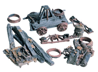 D202 HO Scale Woodland Scenics Trackside Junk Metal Kit