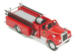 30-50100 O Scale MTH RailKing Die-Cast Fire Truck-Braddock, PA