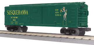 30-74870 O Scale MTH RailKing Box Car-Susquehanna