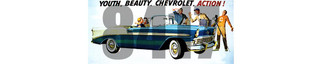 8417 HO Scale Tichy Train Group Billboard Chevy Convertible