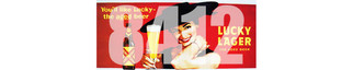 8412 HO Scale Tichy Train Group Billboard Lucky Lager Beer