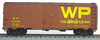 3516 HO Scale 40' AAR Boxcar Kit-Western Pacific(Yellow)