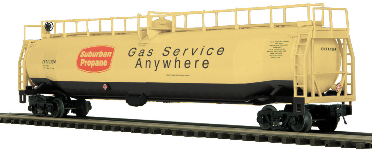 2096803 O Scale MTH Premier 33K Gallon Tank carSuburban Propane T and K Hobby