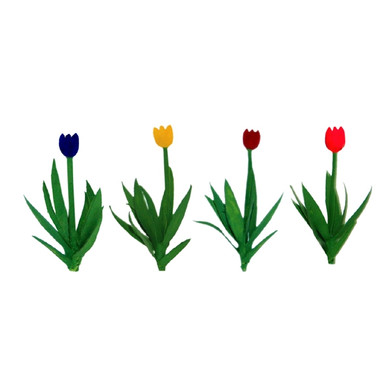HO SCALE FLOWER PLANTS 3/8" HEIGHT 30/PK NEW 95548 JTT SCENERY PRODUCTS 