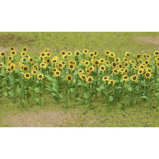 95523 HO Scale JTT Scenery Sunflowers 1" Tall 16/pk