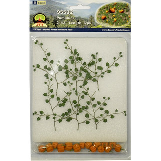 95532O Scale JTT Scenery Pumpkins 2 1/2" Long 6/pk