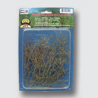 95522 JTT Scenery Wire Foliage Branches Dry Leaves 1.5" - 3" High 60/pk
