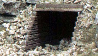 C1265 Woodland Scenics HO Scale Timber Culvert (2 each)